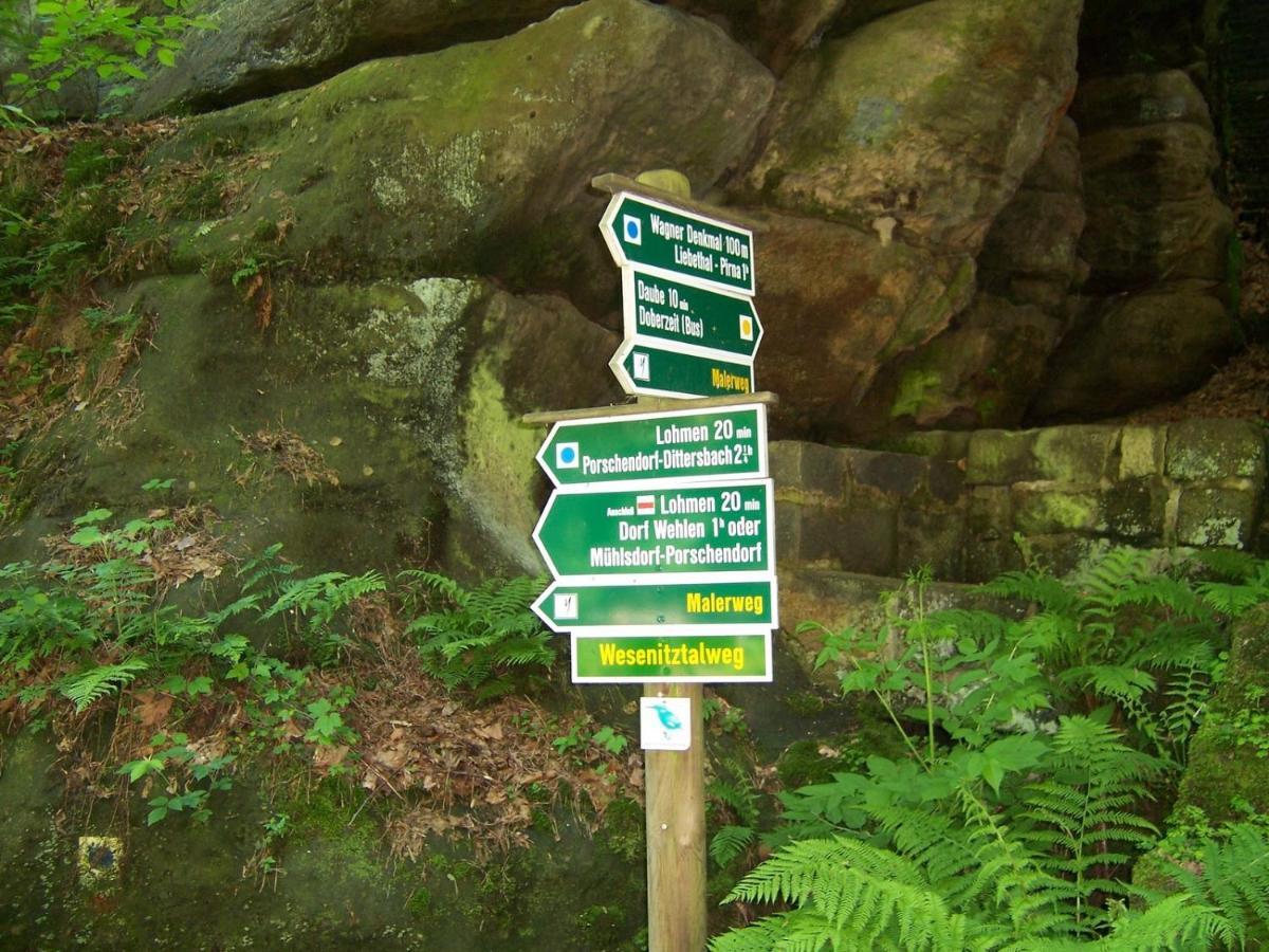 Pension Am Nationalpark Stadt Wehlen Buitenkant foto